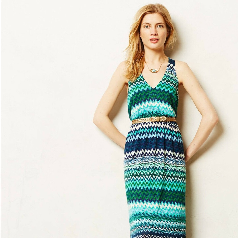 Anthropologie Juxtapose Maxi Dress Size Small
